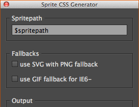Sprite CSS Generator — a script plugin for Adobe Illustrator. A sustainable method for creating CSS Sprites.